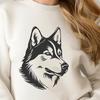 Unique Husky - Sublimation PNG