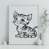 Stunning Kitten Printable Artwork