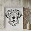 Labrador Retriever In DXF Format - Free Commercial Use License