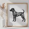 Ornate Labrador Retriever DXF