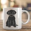 Stunning Sitting Labrador Retriever PNG