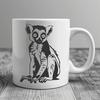 Beautiful Lemur - Sublimation SVG Free Download