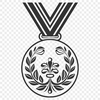 Stunning Medal Illustration In DXF For Free Download