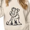 Beautiful Miniature Schnauzer In SVG Free Commercial Use Download