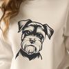 Beautiful Miniature Schnauzer In DXF Format