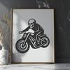 Unique Bike Vector Image