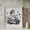 Bike Stencil In PNG & SVG - Free Digital Download