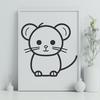 Beautiful Mouse Design - Free SVG Download