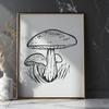 Creative Mushroom Image - Free DXF