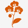 Orchid In SVG Format - Free Commercial Use License