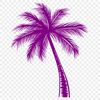 Palm Tree Printable Artwork In SVG, PNG, PDF And DXF Formats