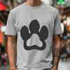 Paw Print Template In SVG, PNG, PDF And DXF File Formats