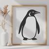 Artistic Penguin SVG - Free Commercial Use Download