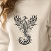 Ornate Pheonix In SVG - For Free Download, Commercial Use