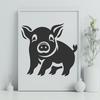 Artistic Pig - Procreate PNG Free Download