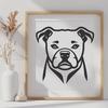 Free Pitbull - Glowforge DXF