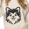 Stunning Pomeranian In DXF For Free Download