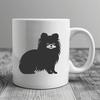 Beautiful Standing Pomeranian SVG