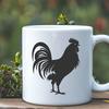 Stunning Cockerel Printable Image In SVG For Free Download