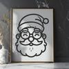 Beautiful Santa In DXF Format