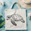 Free Sea Turtle PDF - For Procreate Project