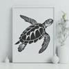 Stunning Sea Turtle In PNG Format