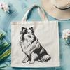 Artistic Shetland Sheepdog - For Sublimation Project