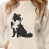 Creative Sitting Shetland Sheepdog In PDF - Commercial Use