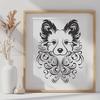 Ornate Dog In SVG - Free Digital Download