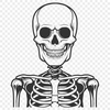 Skeleton In SVGs - Free Commercial Use License