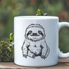 Sloth In SVG Format - Free Commercial Use License