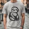 Stunning Sloth In SVG & DXF