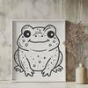 Stunning Toad Digital Drawing In PDF For Free Download