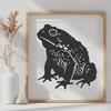 Free Unique Toad Vector Illustration