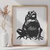 Beautiful Toad - Laser Engraver SVG