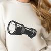 Free Unique Flashlight Vector Art DXF - Commercial Use