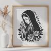 Unique Our Lady Of Guadalupe Decal