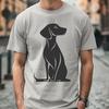 Free Weimaraner Vector Drawing In PNG For Free Download