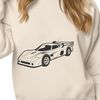 Racing Car SVG Design A high-speed racing car designed as a vector graphic.