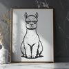 High-Resolution Alpaca Vector Art A high-resolution illustration of a South American alpaca, suitable for various digital applications.