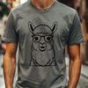 Alpaca vector illustration suitable for cutting machines and craft projects.