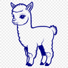 Alpaca Graphic Design Vector A graphic representation of a domesticated mammal native to the Andes region.