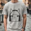 Friendly Alpaca Graphic An SVG vector graphic representation of a friendly-looking alpaca standing on a plain background.