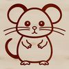 Illustration of a small animal with a rounded face and body.