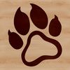 A set of animal paw prints in various shapes and sizes, suitable for vector art designs.