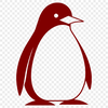 Penguin SVG Illustration An editable vector graphic of a penguin, ideal for creating custom designs and stencils using a Cricut or laser cutter.
