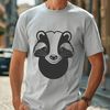 A vector graphic representation of a badger, suitable for use in designs requiring a high level of detail and scalability.