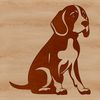 A small dog breed illustration in vector format.