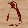 Antarctic Animal Illustration A stylized SVG graphic of an animal often found in Antarctica, designed for use in digital projects.