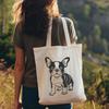 Free Boston Terrier Clip Art Image A high-quality vector illustration of a sitting Boston Terrier dog breed.